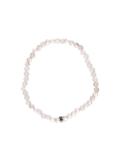 Bracelet Cristal de Roche Perles rondes 4 mm 1