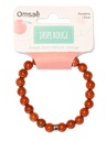 Bracelet Jaspe Rouge Perles rondes 8 mm 2