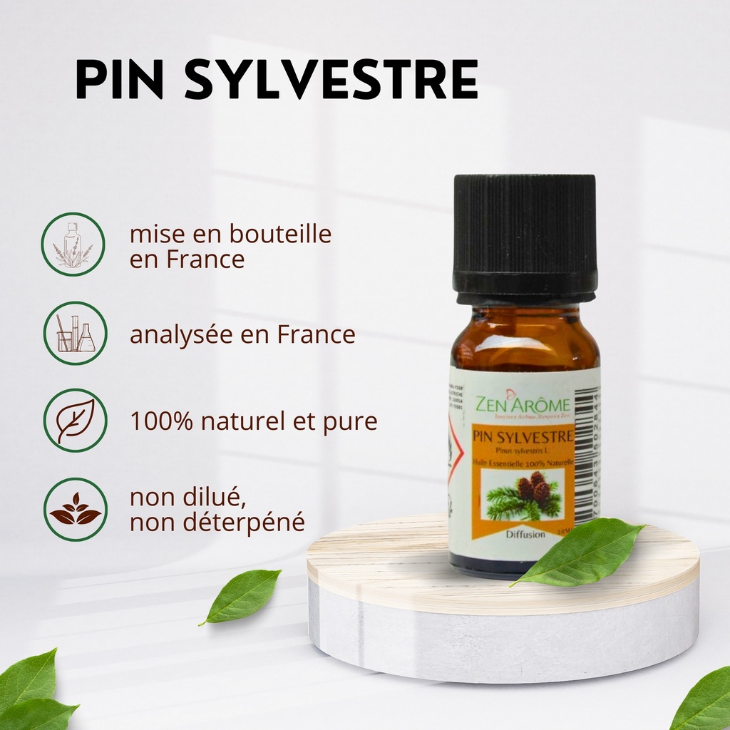 Huiles Essentielles Pin Sylvestre - 10 ml — vue de face