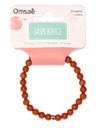Bracelet Jaspe Rouge Perles rondes 6 mm 2