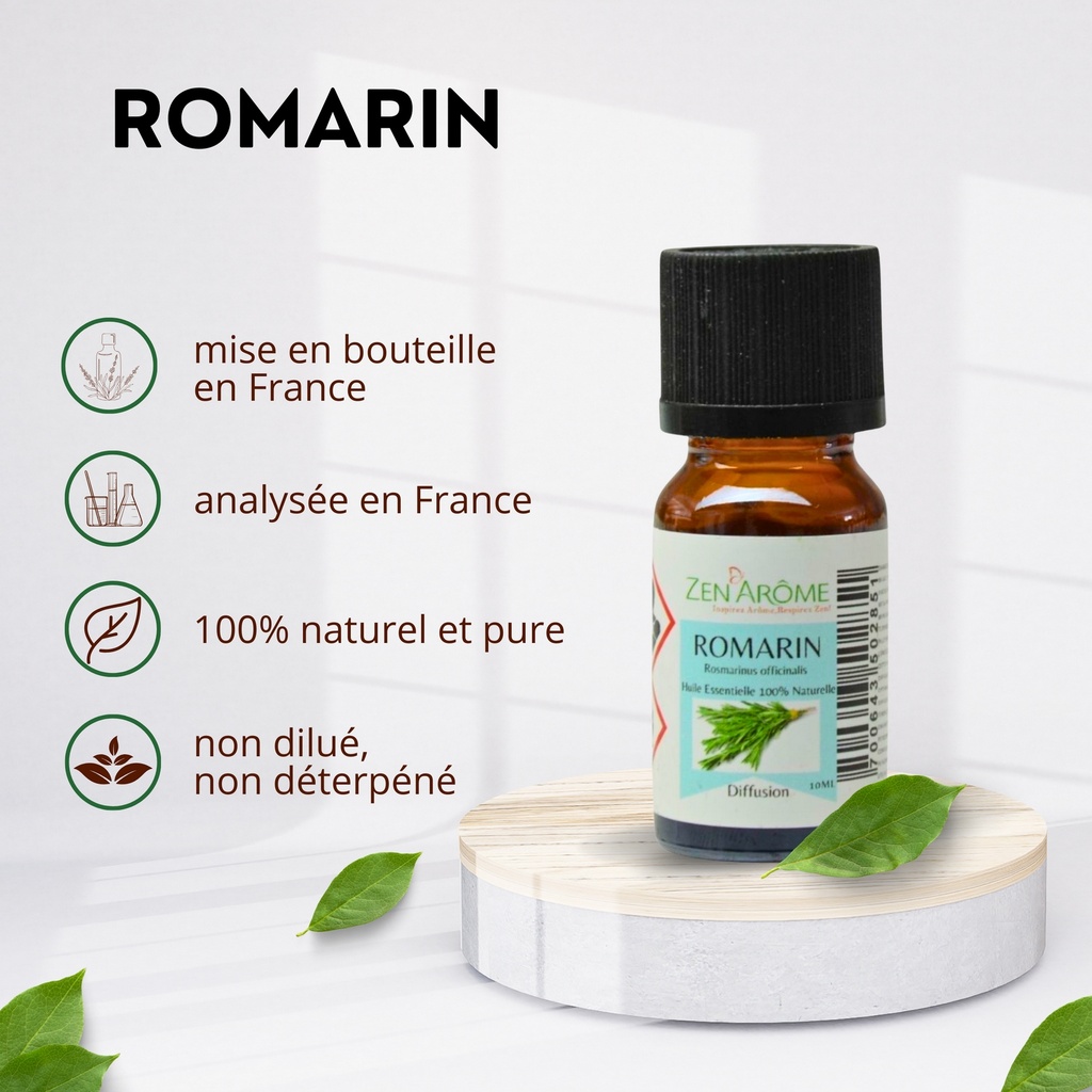 Huiles Essentielles Romarin - 10 ml — vue de face
