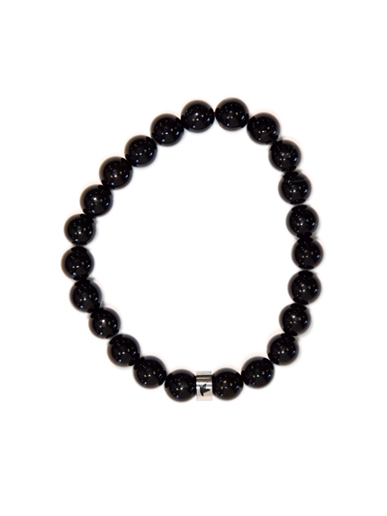 Bracelet Onyx Perles rondes 8 mm 1