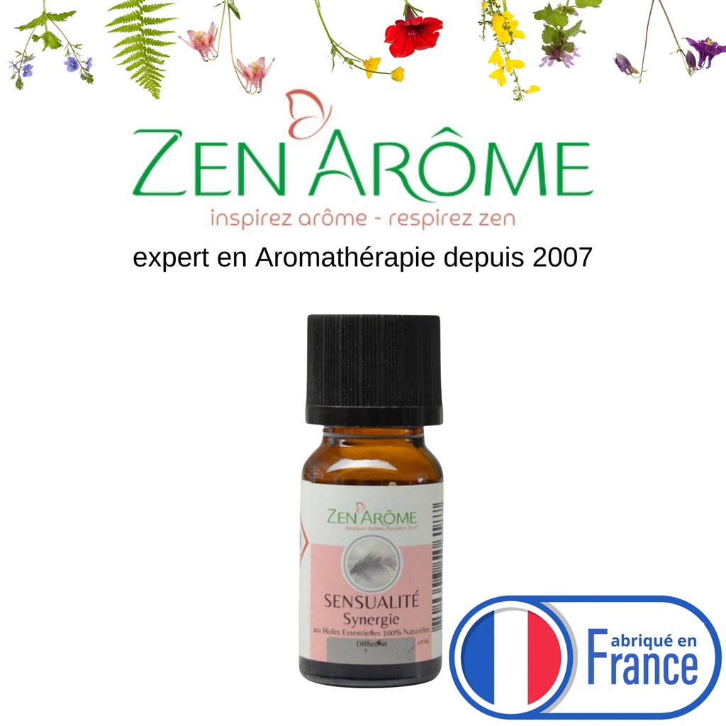 Synergie d'huiles essentielles Sensualité - 10 ml — gros plan détail