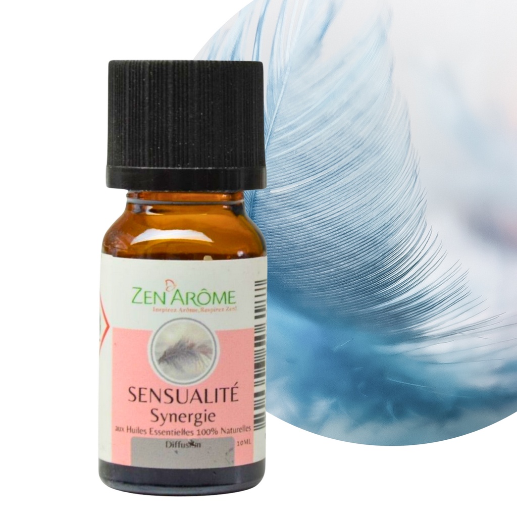 Synergie d'huiles essentielles Sensualité - 10 ml — détail éclairage