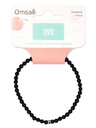 Bracelet Onyx Perles rondes 4 mm 2
