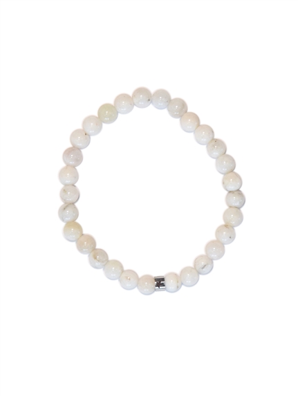 Bracelet Pierre de Lune Perles rondes 6 mm 1
