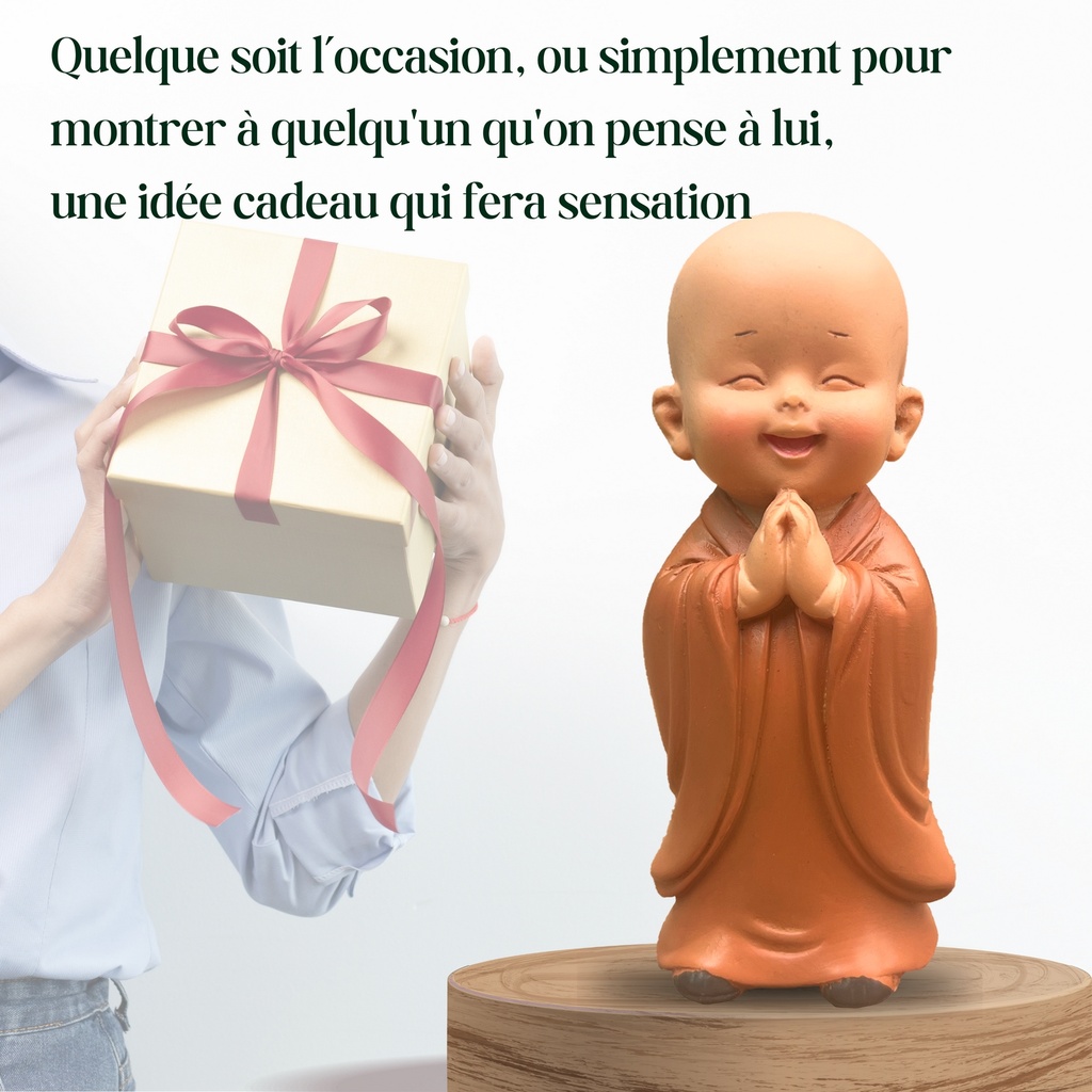 Statue Bébé Bonze Prieur - SM-23P2 — vue de profil
