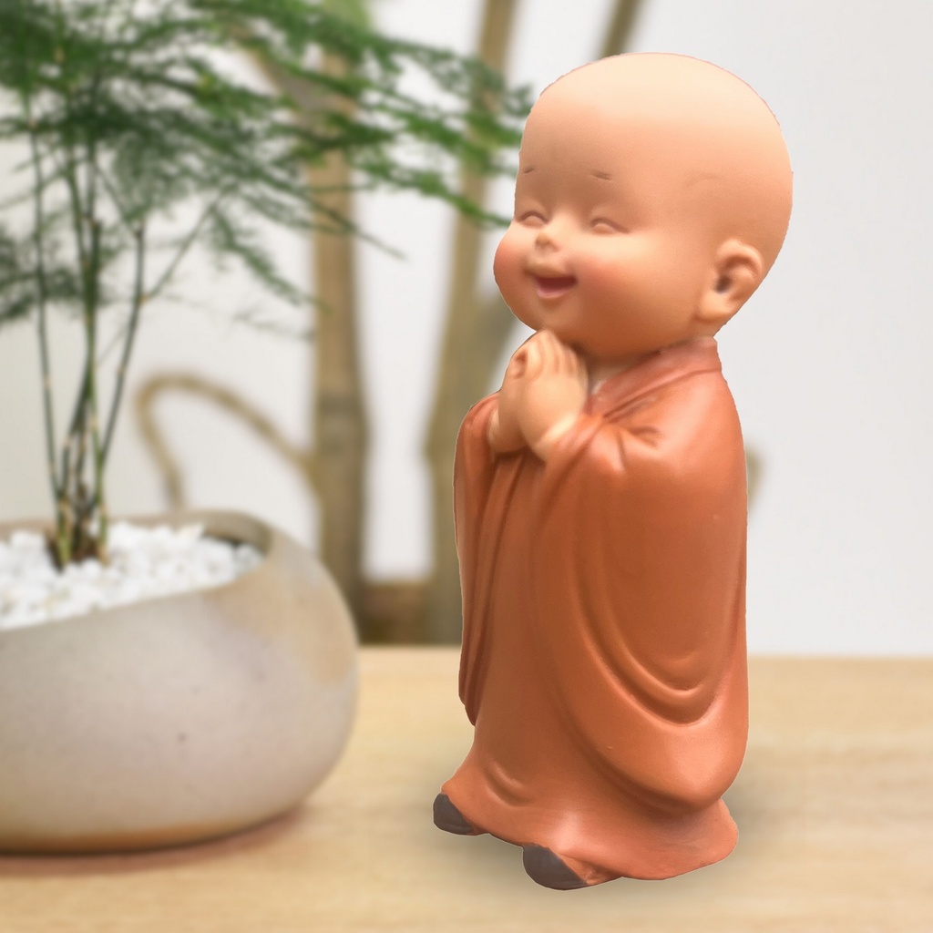 Statue Bébé Bonze Prieur - SM-23P2 — mise en situation