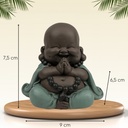 Statue Mini Bouddha Rieur SR1 — vue 3/4