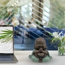 Statue Mini Bouddha Rieur SR1 — mise en situation