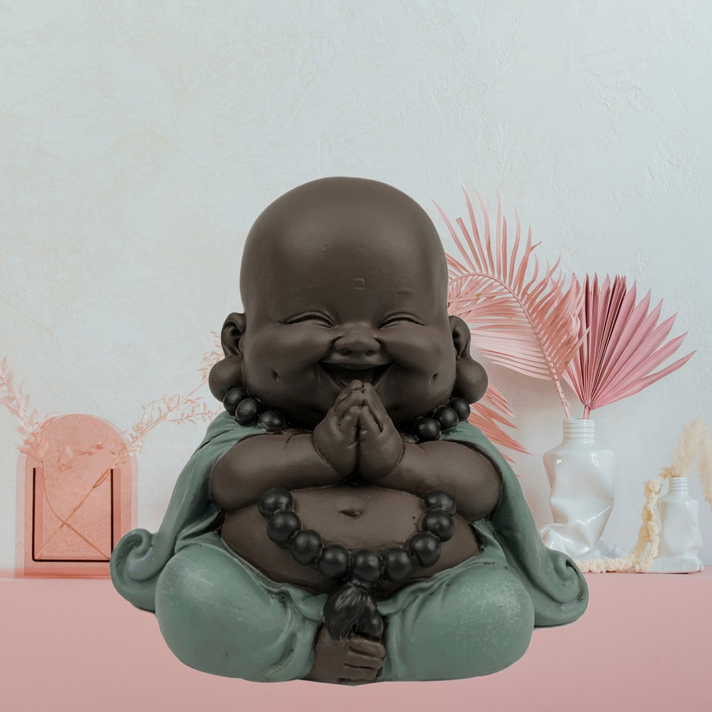 Statue Mini Bouddha Rieur SR1 — vue de dessus