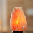Lampe USB  en Cristal de Sel d'Himalaya Rock — gros plan détail