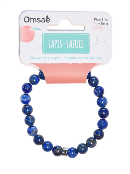 Bracelet Lapis Lazuli Perles rondes 8 mm 2