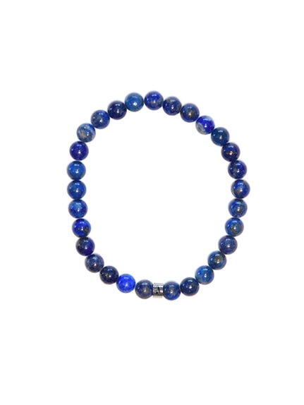 Bracelet Lapis Lazuli Perles rondes 6 mm 1