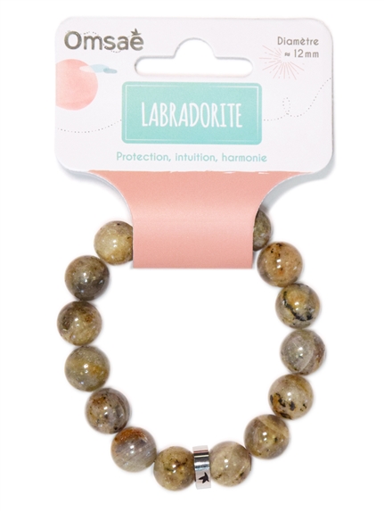 Bracelet Labradorite Perles rondes 12 mm 2
