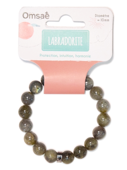 Bracelet Labradorite Perles rondes 10 mm 2