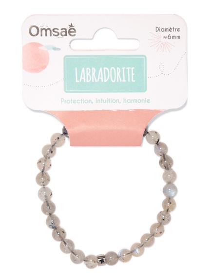 Bracelet Labradorite Perles rondes 6 mm 2