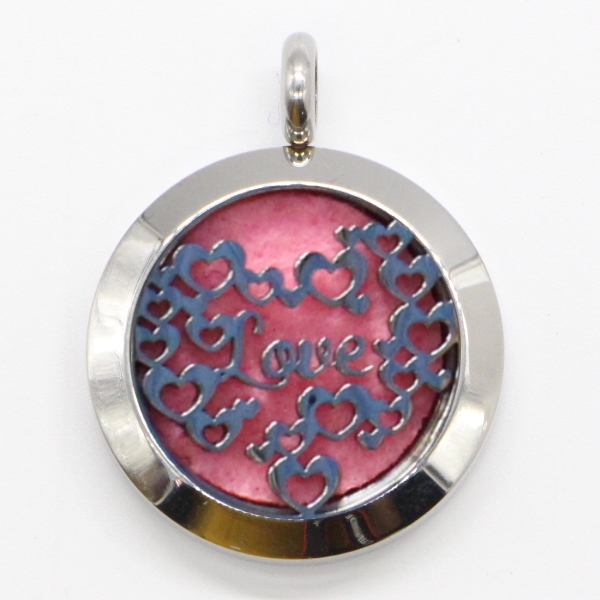 Collier d'Aromathérapie Love — vue de face