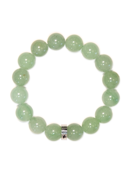 Bracelet Aventurine Verte Perles rondes 12 mm 1