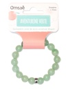 Bracelet Aventurine Verte Perles rondes 10 mm 2