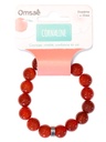 Bracelet Cornaline Perles rondes 12 mm 2