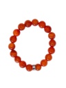 Bracelet Cornaline Perles rondes 10 mm 1