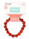 Bracelet Cornaline Perles rondes 10 mm 2