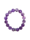 Bracelet Améthyste Perles rondes 12 mm 1