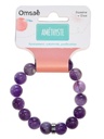 Bracelet Améthyste Perles rondes 12 mm 2