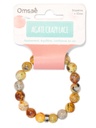 Bracelet Agate Crazy Lace Perles rondes 10 mm 2