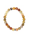 Bracelet Agate Crazy Lace Perles Rondes 8 mm 1