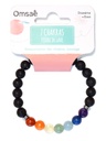 Bracelet 7 Chakras Pierre de lave Perles rondes 8 mm 2