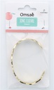 Bracelet cuivre avec Aimants Jonc Forme vagues 3 métaux 2