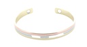 Bracelet cuivre avec Aimants Jonc Petit modèle 3 métaux 1