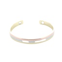Bracelet cuivre avec Aimants Jonc Petit modèle 3 métaux 3