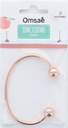 Bracelet cuivre avec Aimants Jonc rond et boules 2