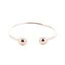 Bracelet cuivre avec Aimants Jonc rond et boules 3
