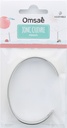 Bracelet cuivre avec Aimants Jonc plat 2 métaux 2