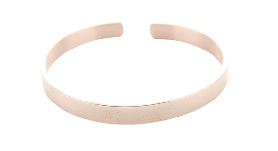 Bracelet cuivre Forme jonc plat 1