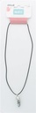 Collier Magnésite Pointe Cordon Noir 2