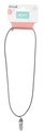 Collier Améthyste Pointe Cordon Noir 2