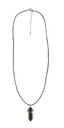 Collier Oeil de Tigre Pointe Cordon Noir 1