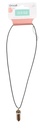 Collier Oeil de Tigre Pointe Cordon Noir 2