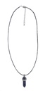 Collier Sodalite Pointe Cordon Noir 1