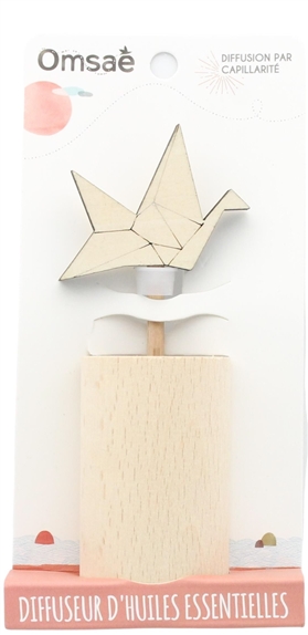 Diffuseur par Capillarité en Bois Oiseau Origami 2