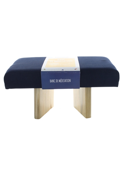 Banc de Méditation Shoggi en Bois avec Assise Rembourrée 2