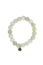 Bracelet Calcédoine Verte Perles rondes 10 mm 1