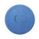 Tapis de Méditation Rond Bleu 3