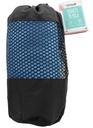Serviette de yoga anti-dérapante Bleue 2