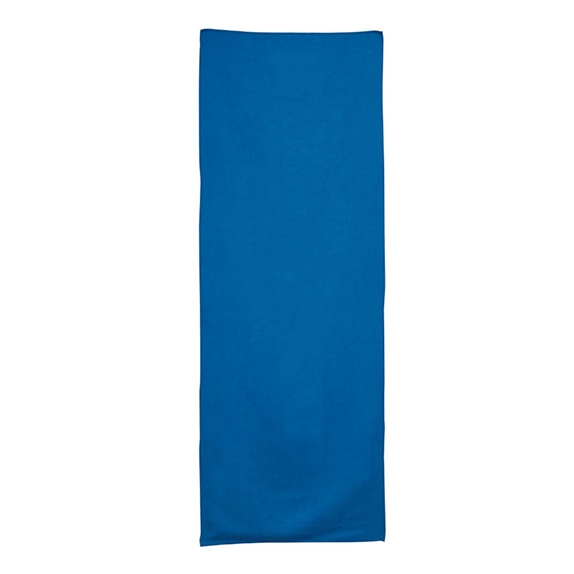 Serviette de yoga anti-dérapante Bleue 3